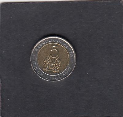 Beschrijving: 5 Shillings  MOI